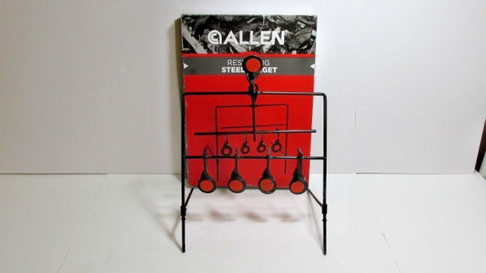 Allen Resetting Steel Shooting Spinning Portable Target for Rimfire Air Gun